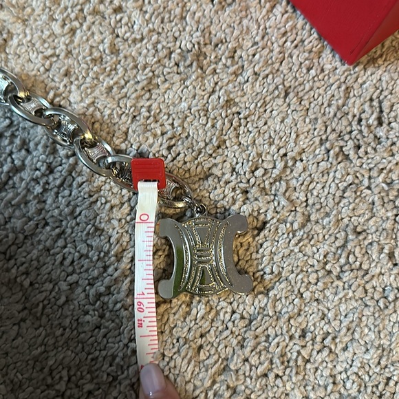 Celine silver tone chain belt - Picture 6 of 7